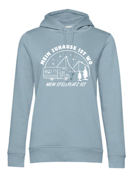 Hoodie "Zuhause ist, wo mein Stellplatz ist"